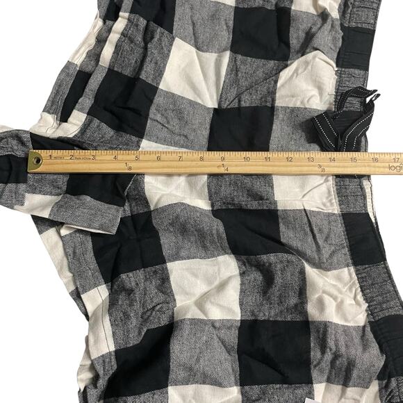 Old Navy Womens Plus Size 3X Cotton Pajama Sleep Lounge Shorts Black Buffalo - Picture 7 of 9